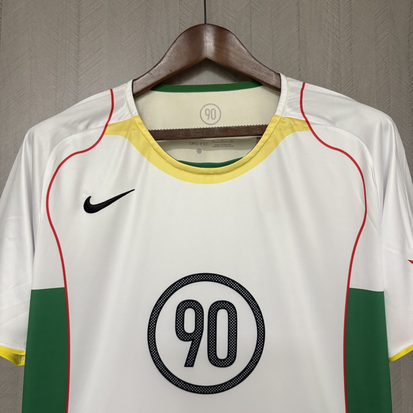 2025 Nike T90 jersey White and Green Fan version