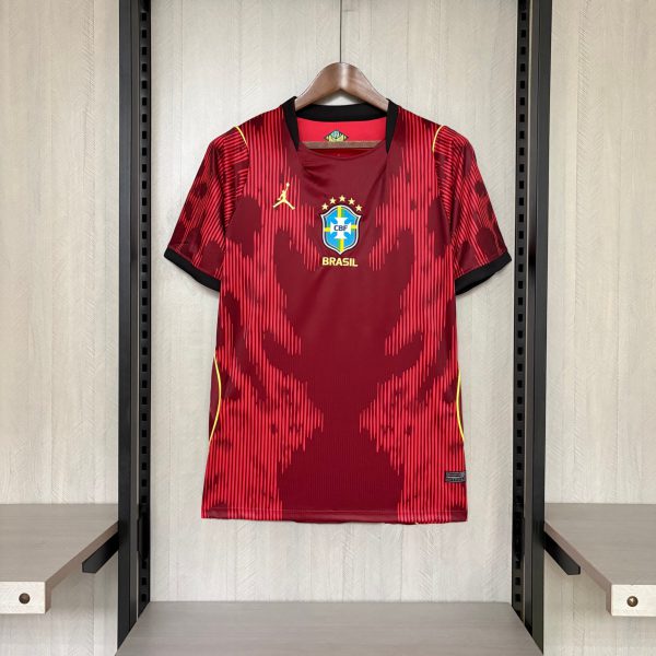 Brazil 2026 World Cup Special Edition Red Jersey Fan version
