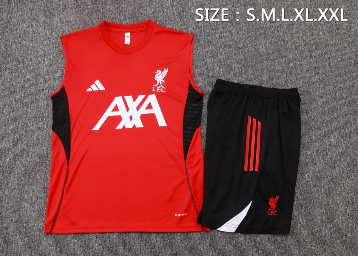 2026 Liverpool Red Training Set Shirt and Shorts