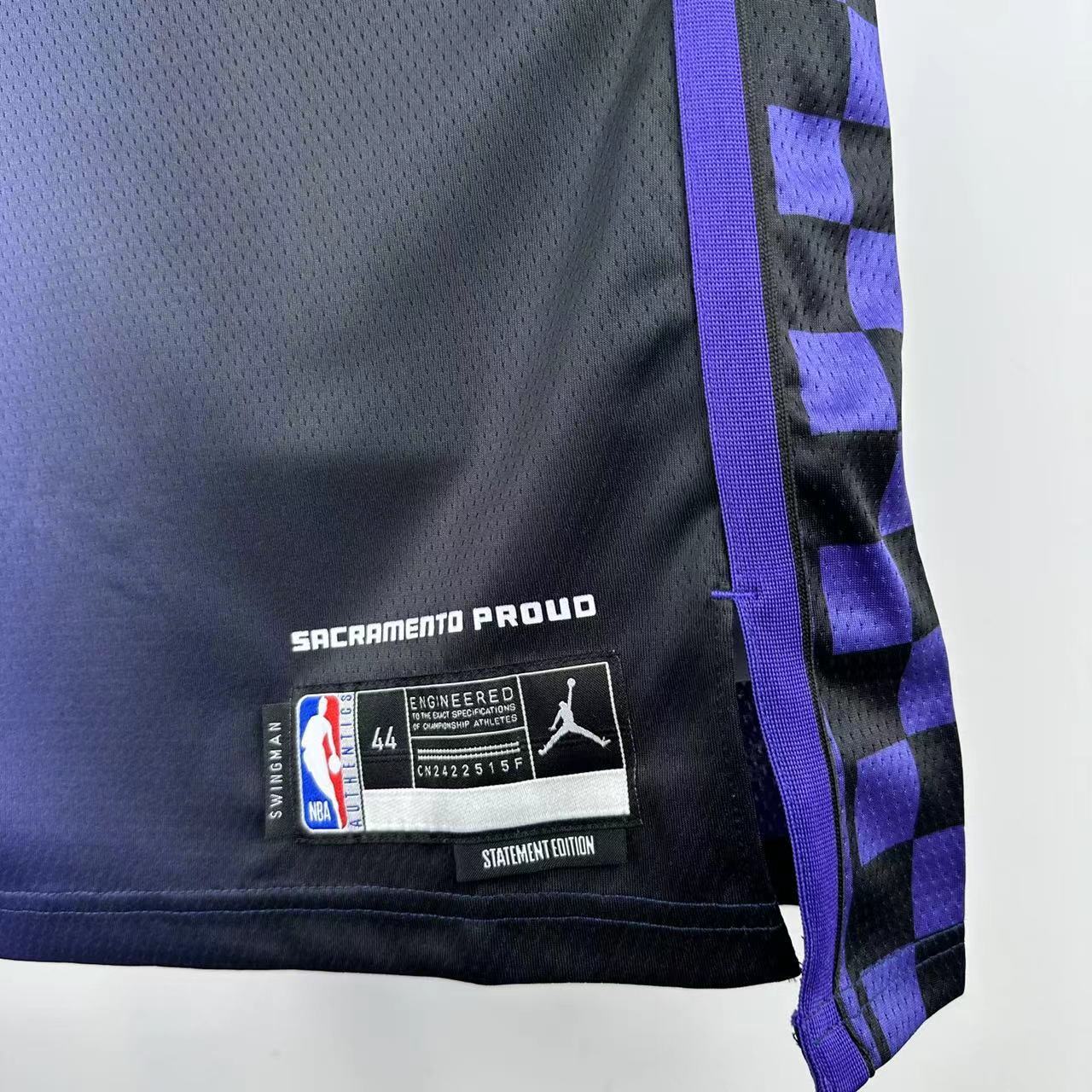 NBA Scaramento Kings 2024 V-Neck JORDAN Edition Purple jersey WESTBROOK#18 S-XXL