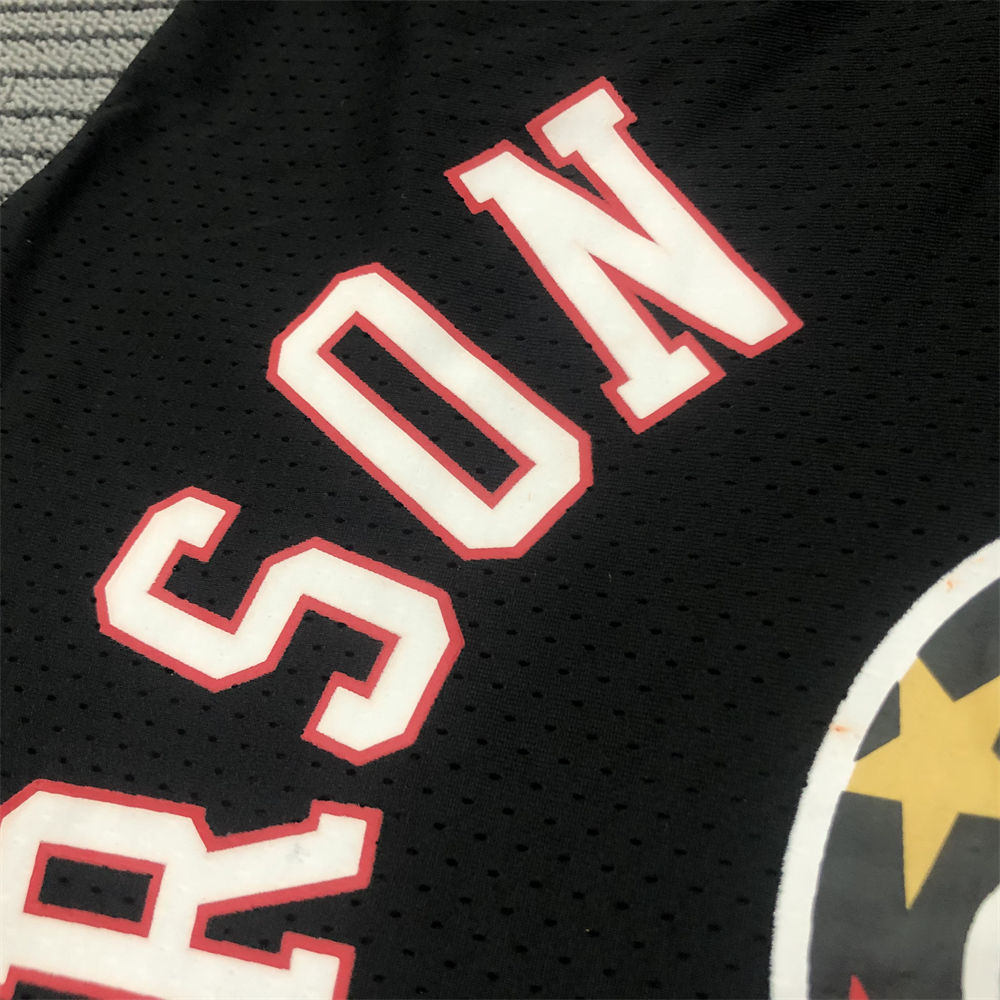 NBA Philadelphia 76ers Mitchellness Black Jersey IVERSON#3 S-XXL