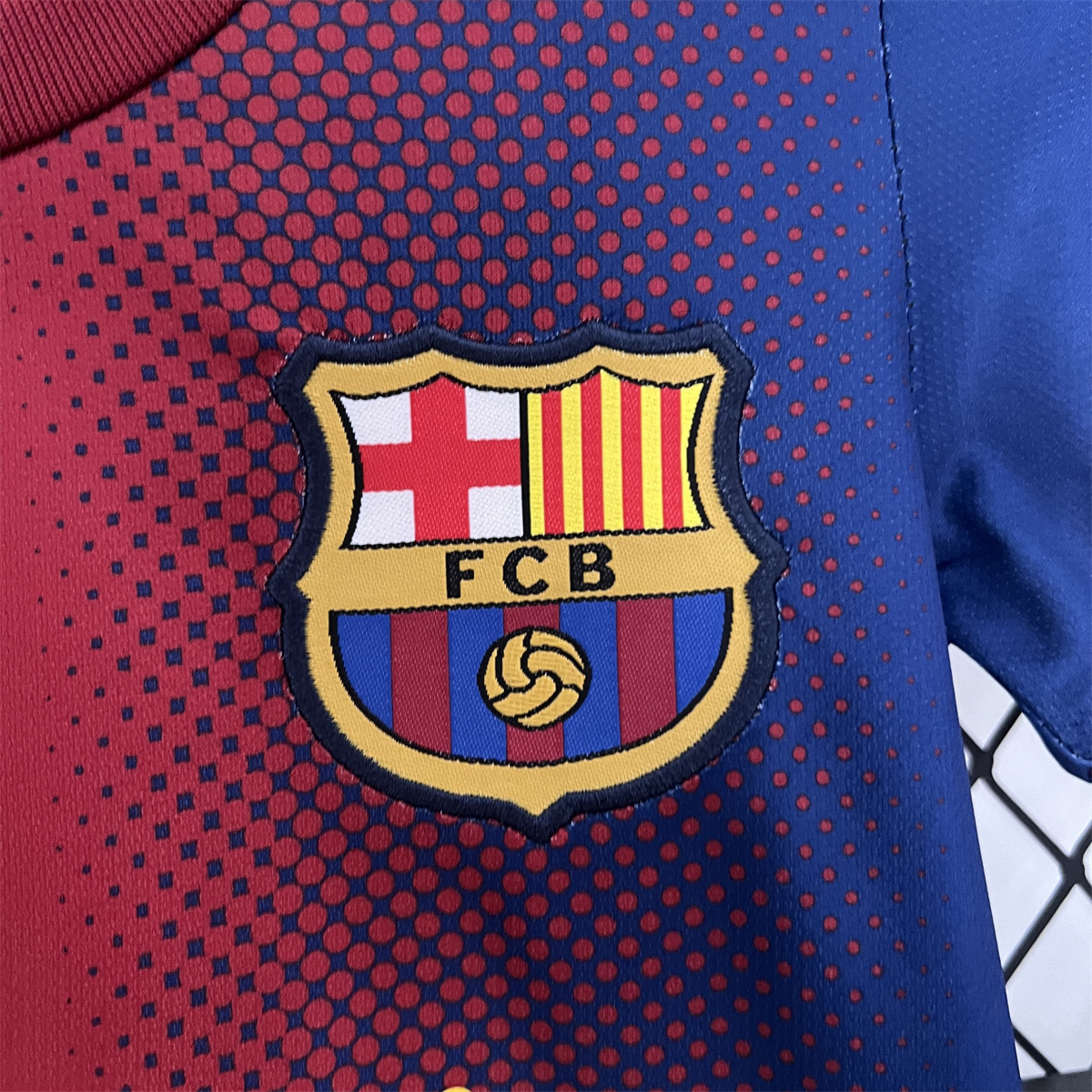 Retro Barcelona 12/13 kids home jersey Kid Kits Size 16-28