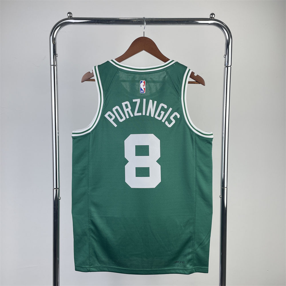 NBA Boston Celtics Jayson PORZINGIS#8 2022/23 Kelly Green Icon Edition Swingman Jersey S-XXL