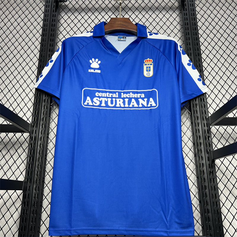 Retro Real Oviedo 90/91 Home jersey Fan Version