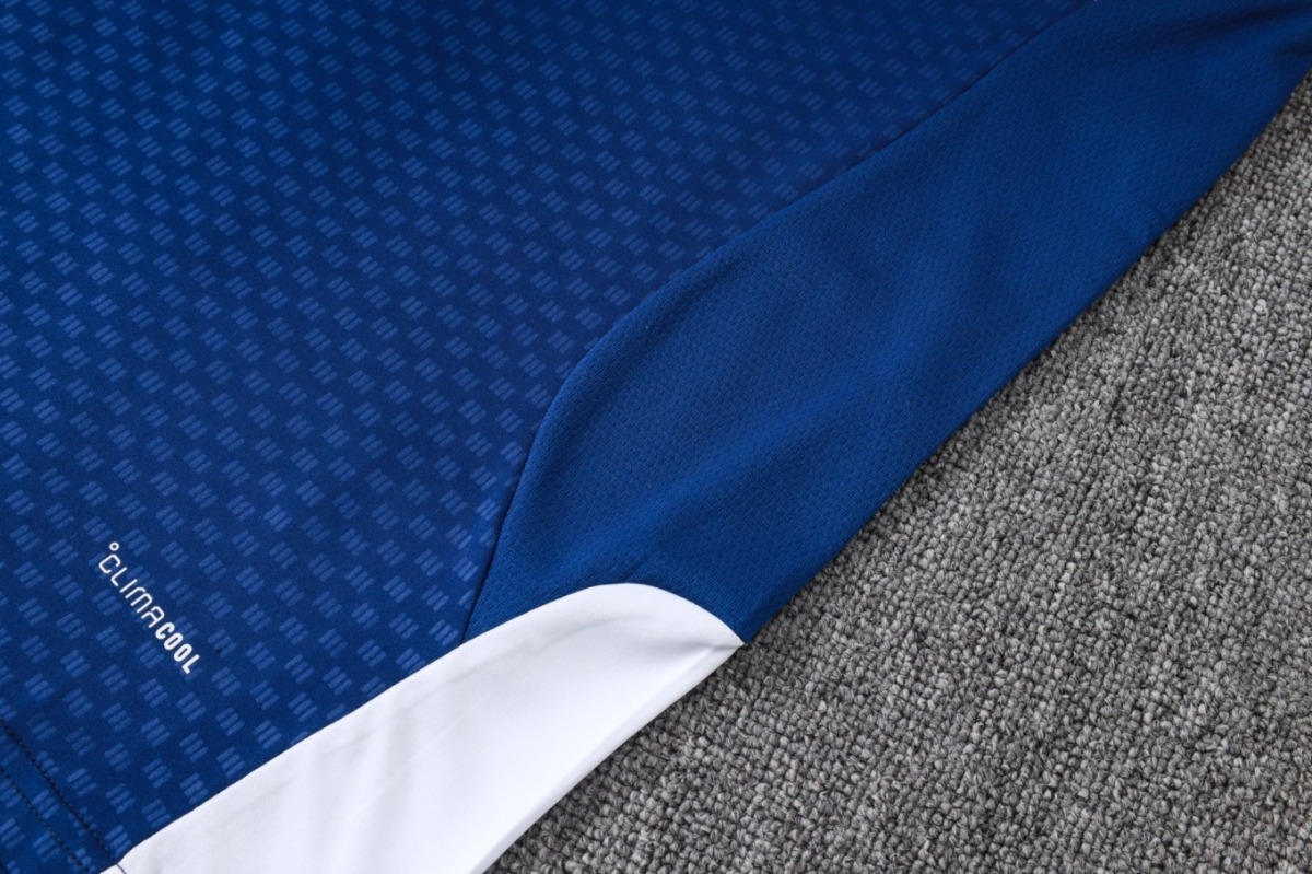 2026 Real Madrid Royal blue Training Set Shirt and Shorts