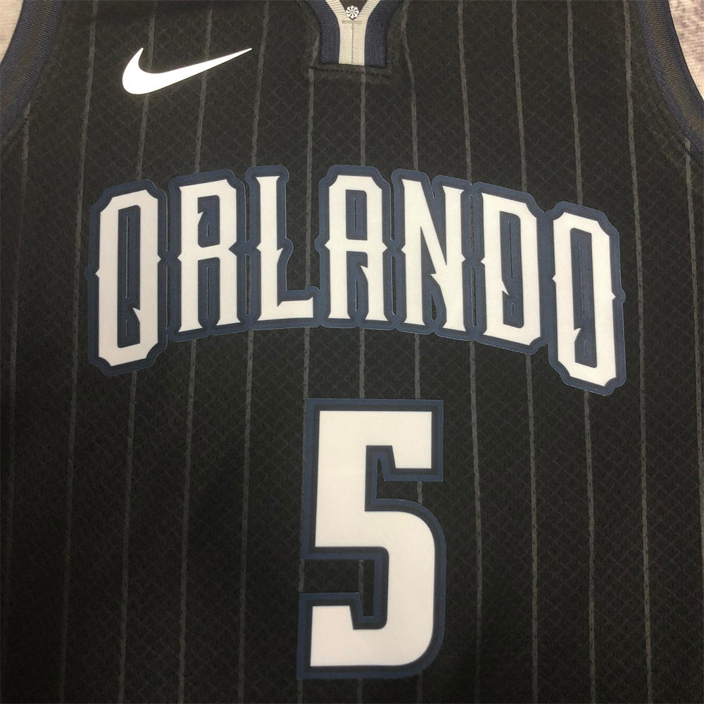 NBA Orlando Magic V-Neck Jersey Black BANCHERD#5 S-XXL