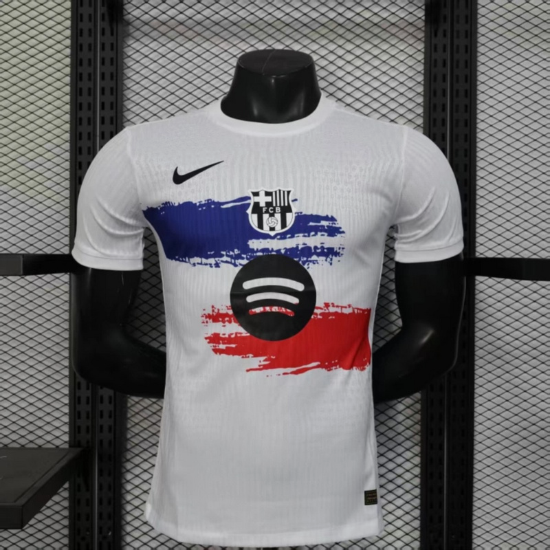 2025/26 Barcelona Training White jersey Player Version