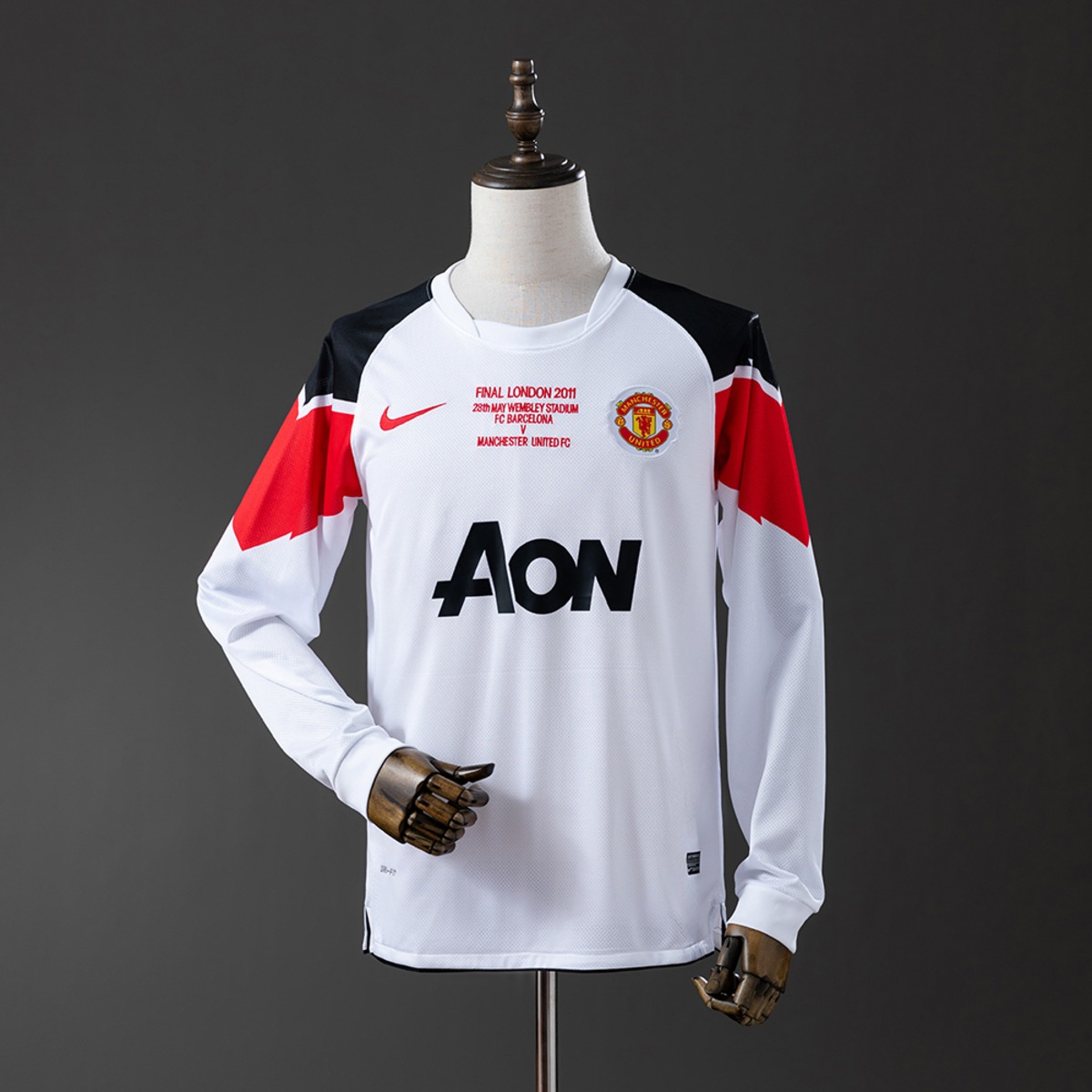 Retro Manchester United 10/11 Champions League version away jersey Fan Version