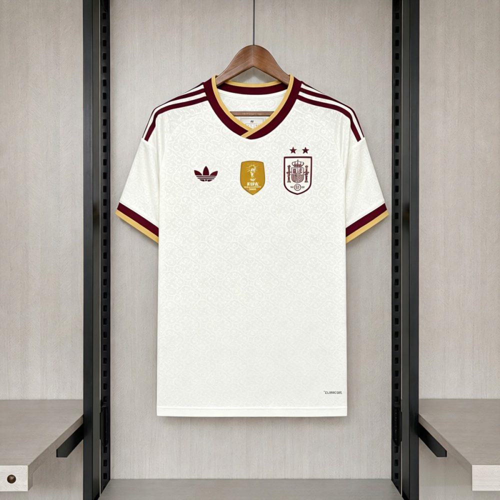 Spain 2026 World Cup Away Jersey - Fan Version | Comfortable Regular Fit