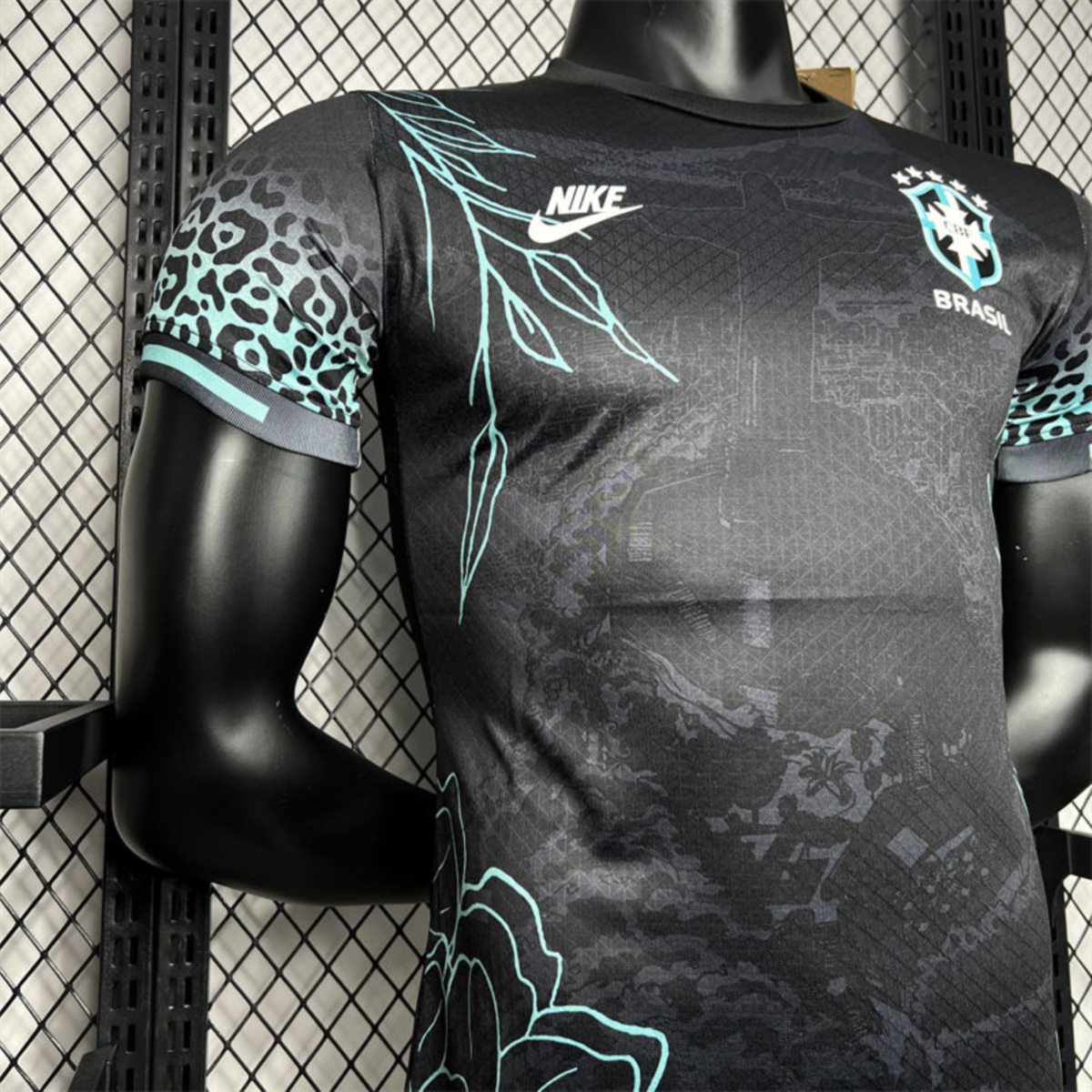 2024/25 Brazil Black Special Edition Jersey Player Version
