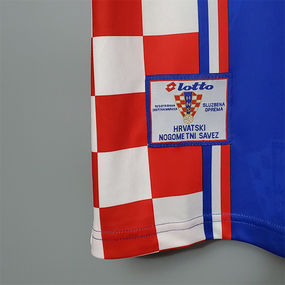 Retro Croatia 1998 Home jersey Fan Version