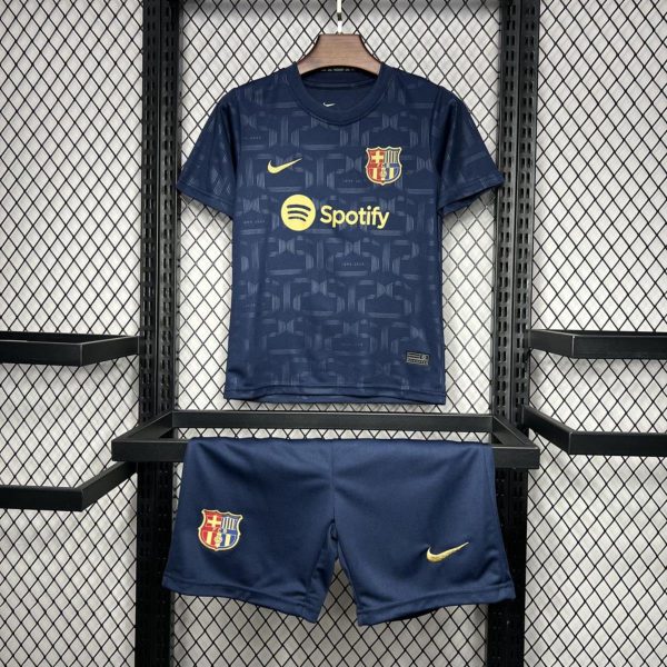 24/25 Kids Barcelona 125th Anniversary Edition jersey Kid Kits Size 16-28