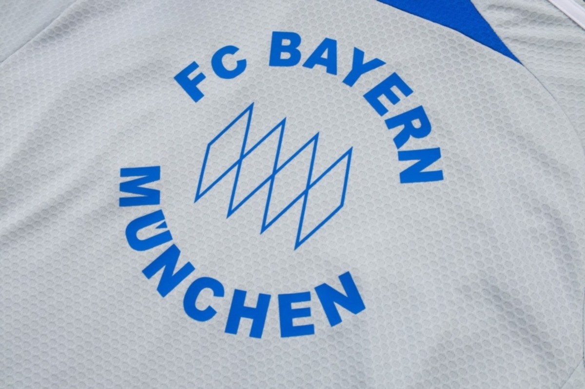 2026 Bayern Munich Grey Training Set Shirt and Shorts