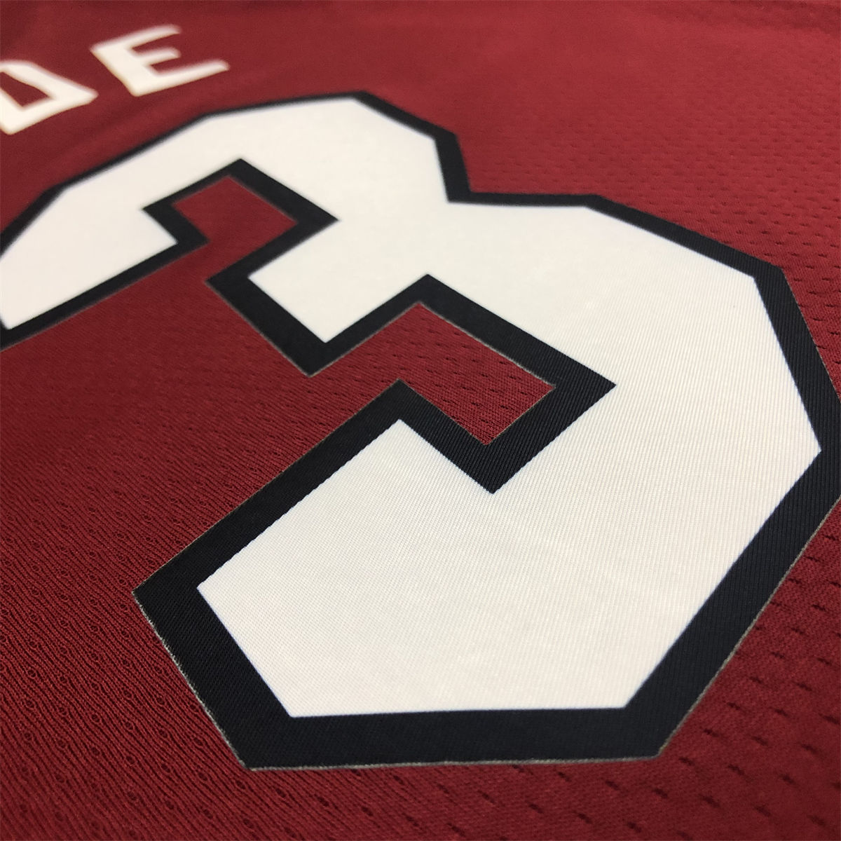NBA Miami Hearts V-Neck Red Jersey WADE#3 S-XXL