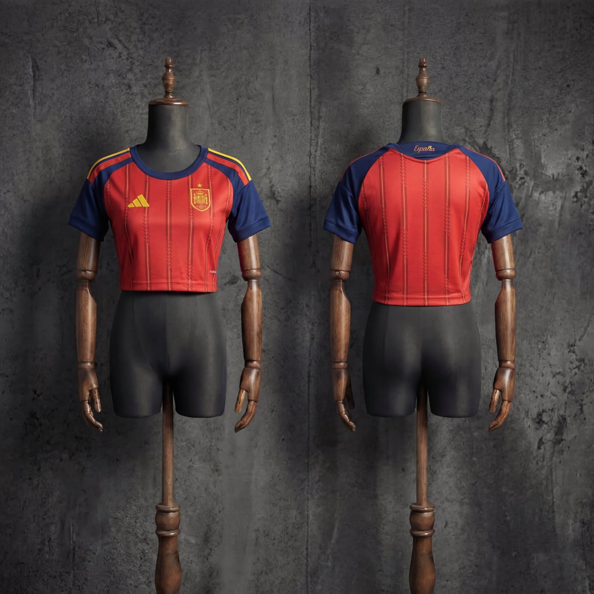 Women's Football Vest Spain 2026 World Cup Home Jersey