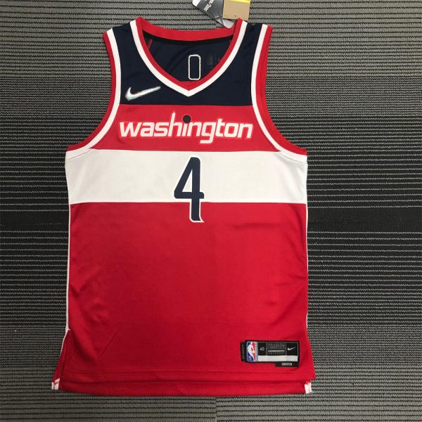 NBA Washington Wizards 75th Anniversary RED WESTBROOK#4 Jersey S-XXL