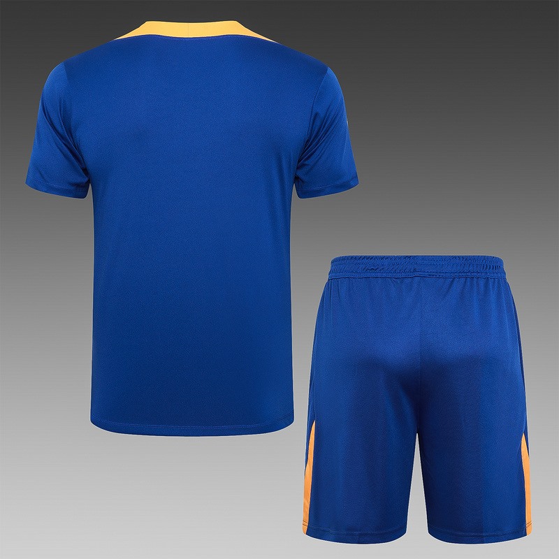 2024 Netherlands Dark Blue Training Set Shirt and Shorts