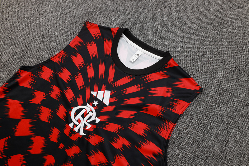 2025/26 Flamengo Red Black Training Set Shirt and Shorts