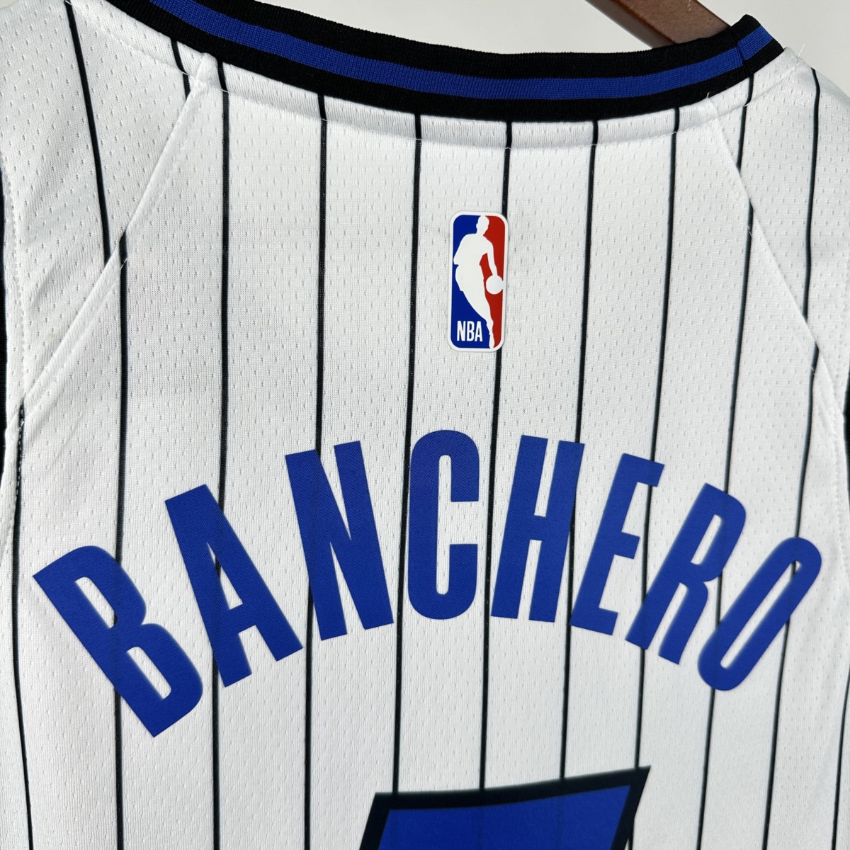 NBA Orlando Magic 2025 Round Neck Home White Jersey BANCHERO#5 S-XXL