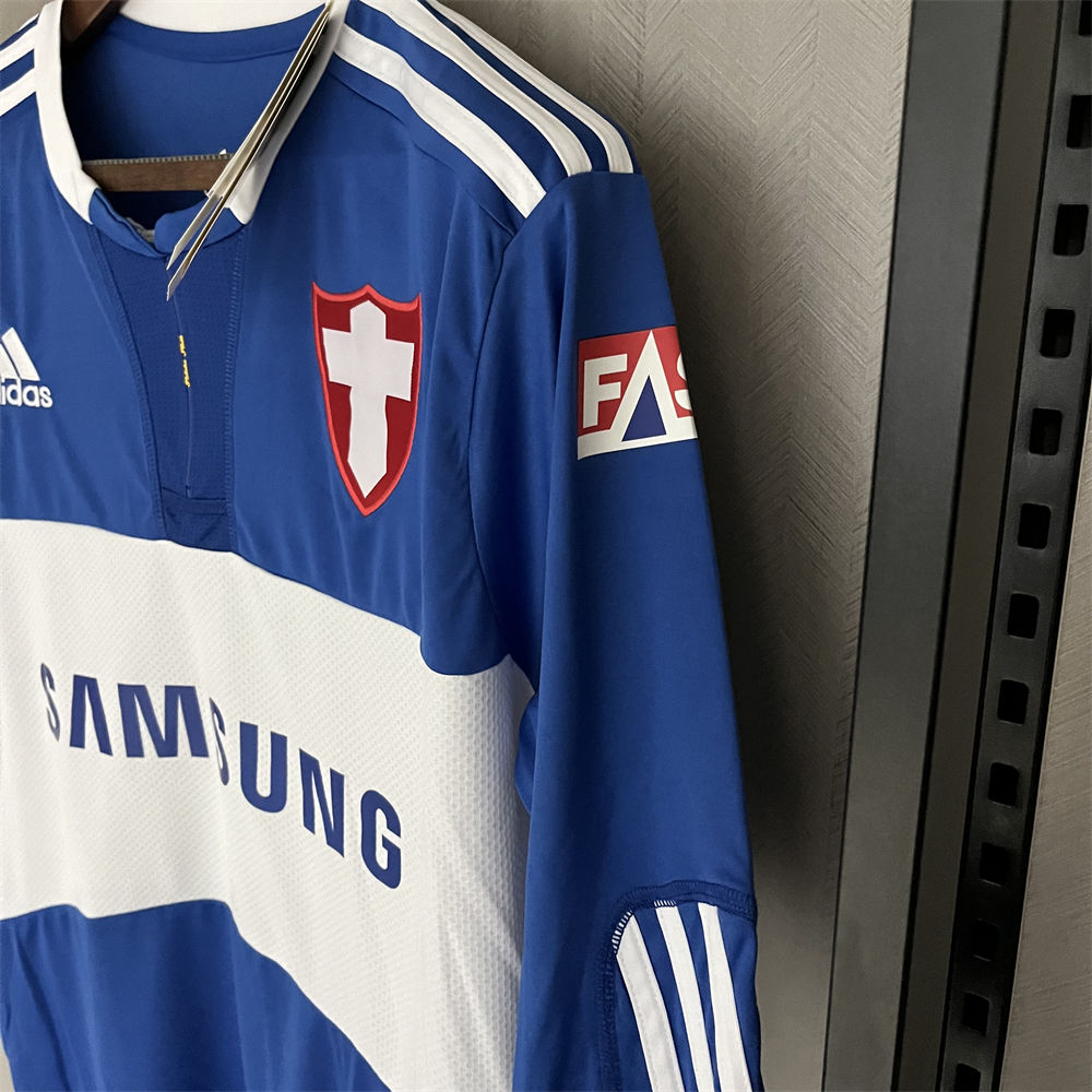 Retro 2019 Palmeiras III Away Blue jersey long sleeve Fan Version