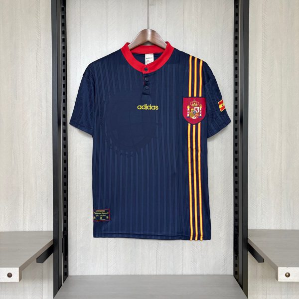 Retro Spain 1996 Away jersey Fan Version