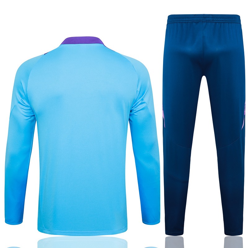 24/25 Argentina Blue Long-sleeved half-pull training kit Football team kit