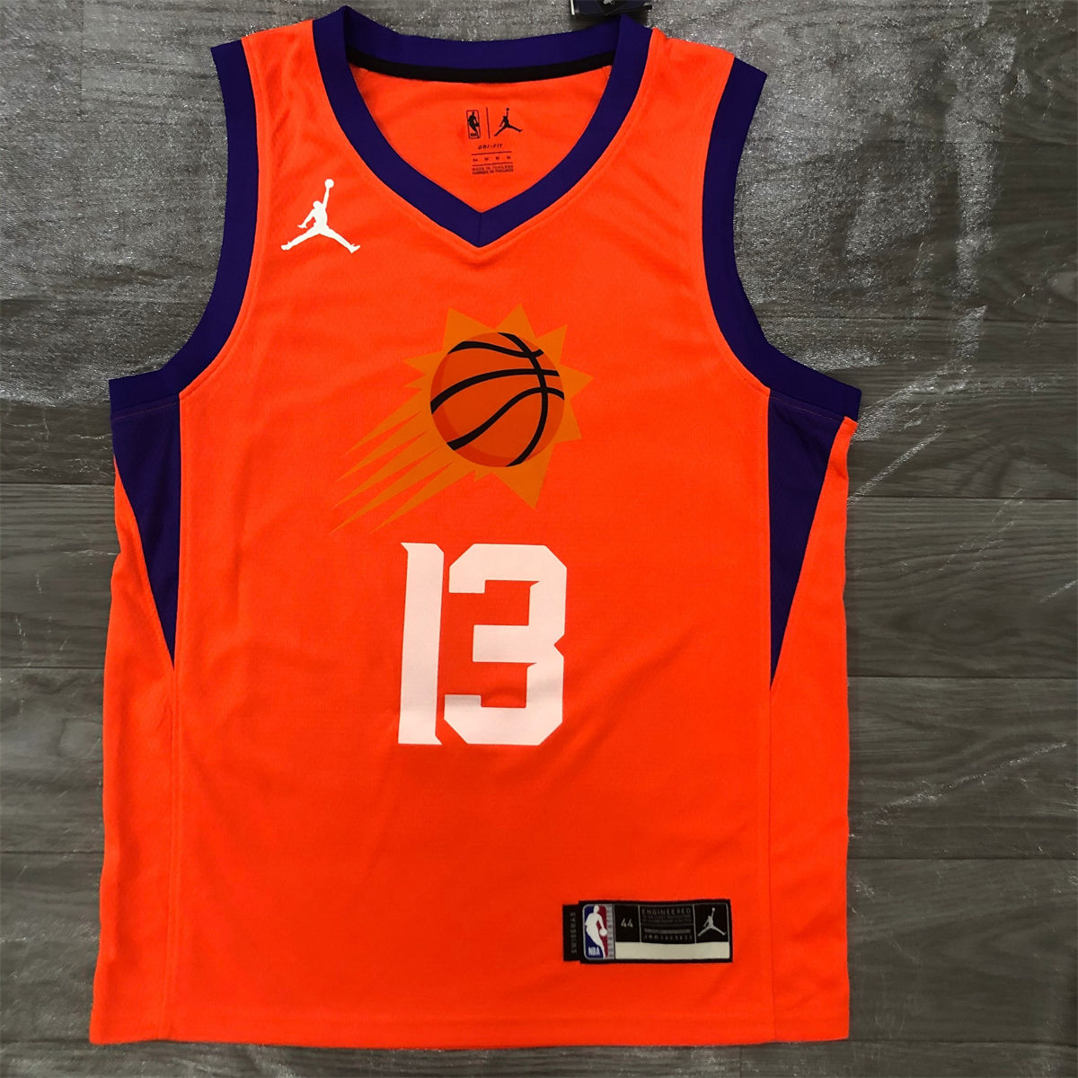 NBA Phoenix Suns V-Neck Orange jersey NASH#13 S-XXL