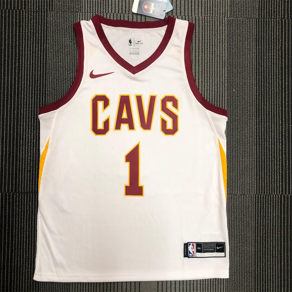 NBA Cleverland Cavaliers V-Neck White jersey ROSE#1 S-XXL