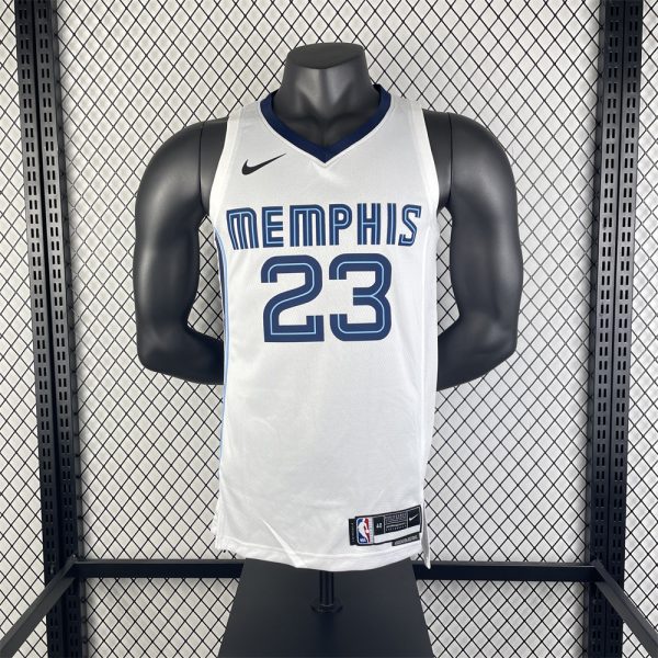NBA Memphis Grizzies V-Neck White Jersey RODE#23 S-XXL