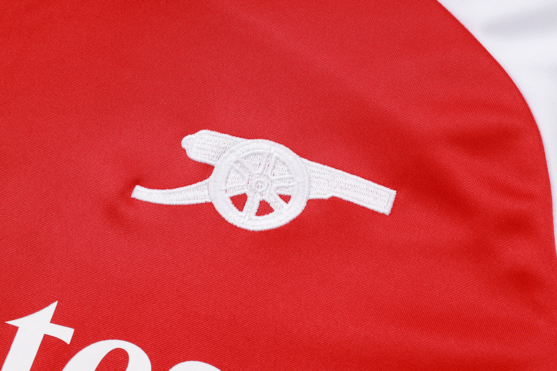 24/25 Arsenal Red Long-sleeved half-pull training kit Football team kit