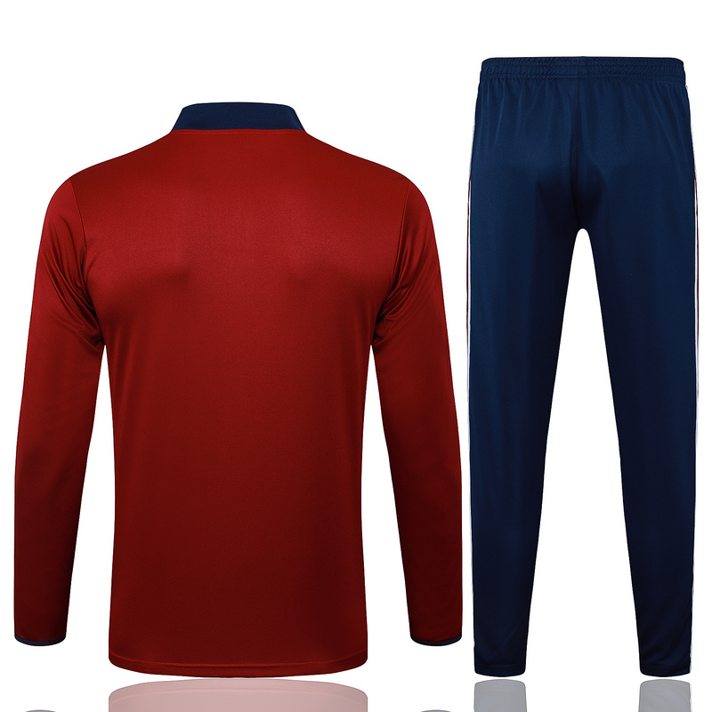 202526 Arsenal maroon Long-sleeved half-pull training kit Football team kit