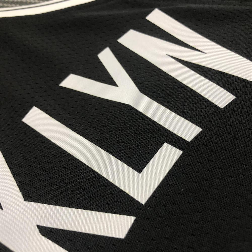 NBA Brooklyn Nets V-Neck Black 75th anniversary Jersey IRVING#11 S-XXL