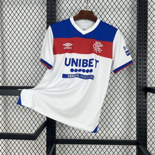 2025/26 Rangers Away White Jersey Fan Version