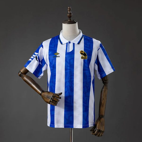 Retro Sheffield Wednesday F.C. 1991 Home Jersey Fan Version