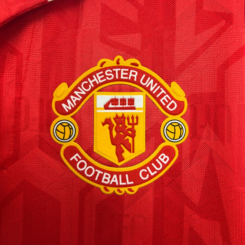 Retro Manchester United 1992/94 home Long Sleeves jersey Fan Version