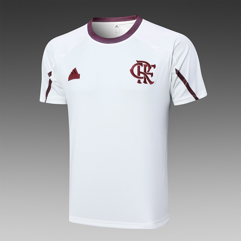 24/25 Flamengo white Training Set Shirt and Shorts