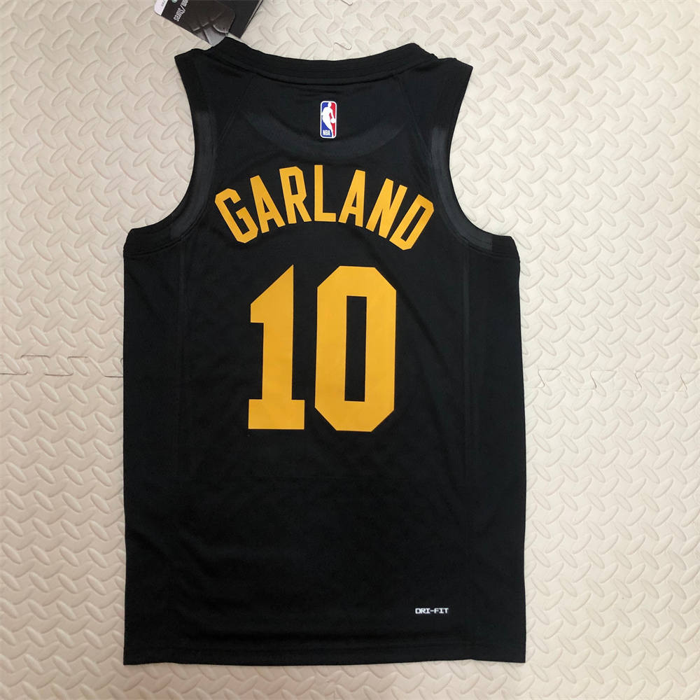 NBA Cleverland Cavaliers Round Neck Black jersey GARLAND#10 S-XXL