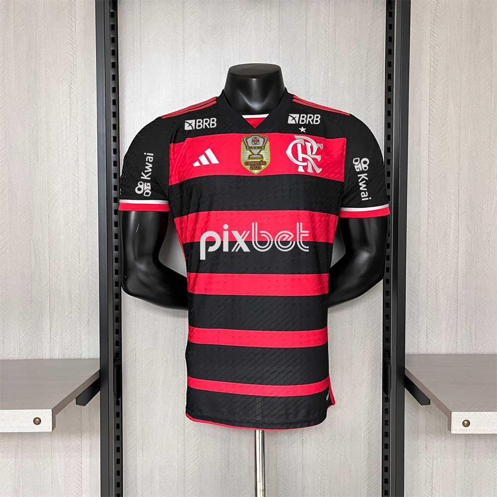 24/25 Flamengo Home Jersey Player Version