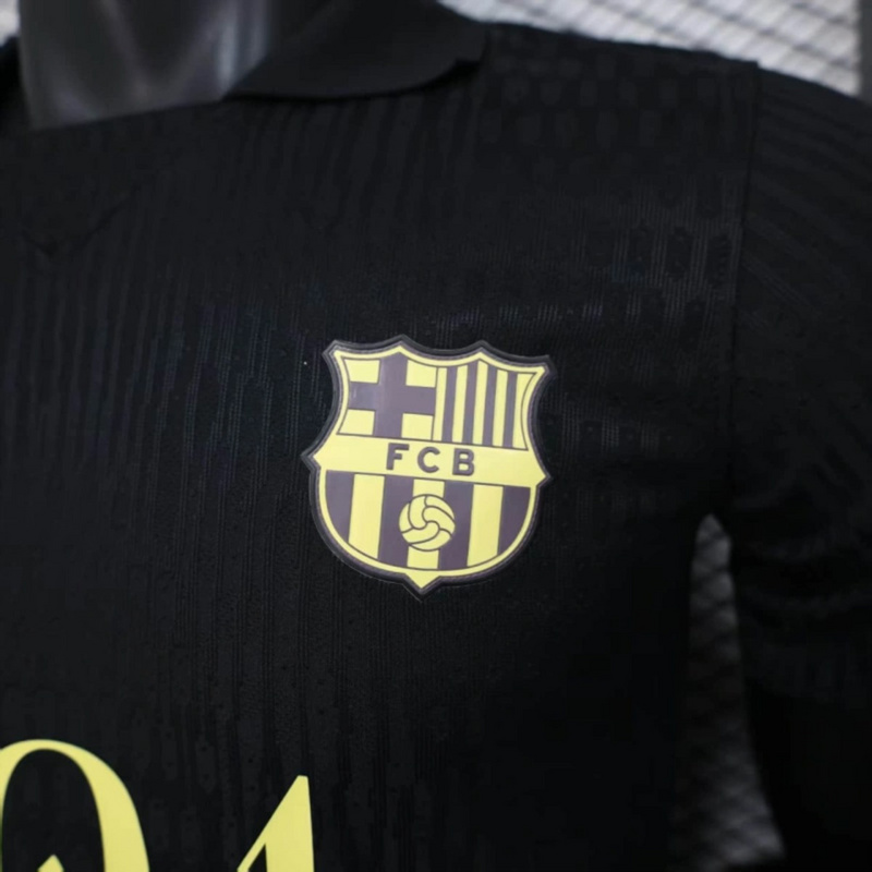 2025/26 Barcelona Special Edition Black jersey Player Version