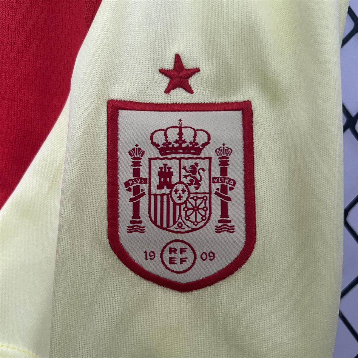 24/25 Spain Euro Away jersey Kid Kits Size 16-28