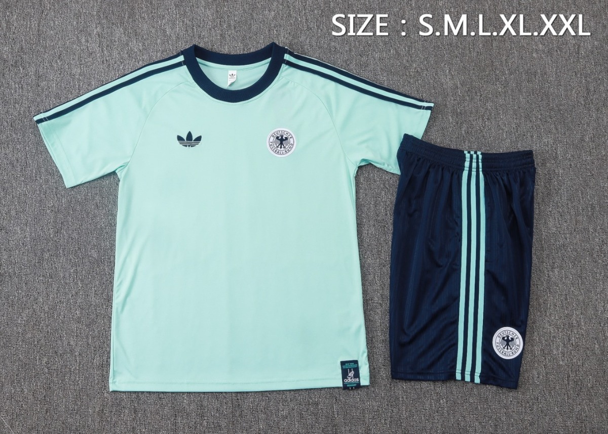 2026 Germany Light green Training Set Shirt and Shorts