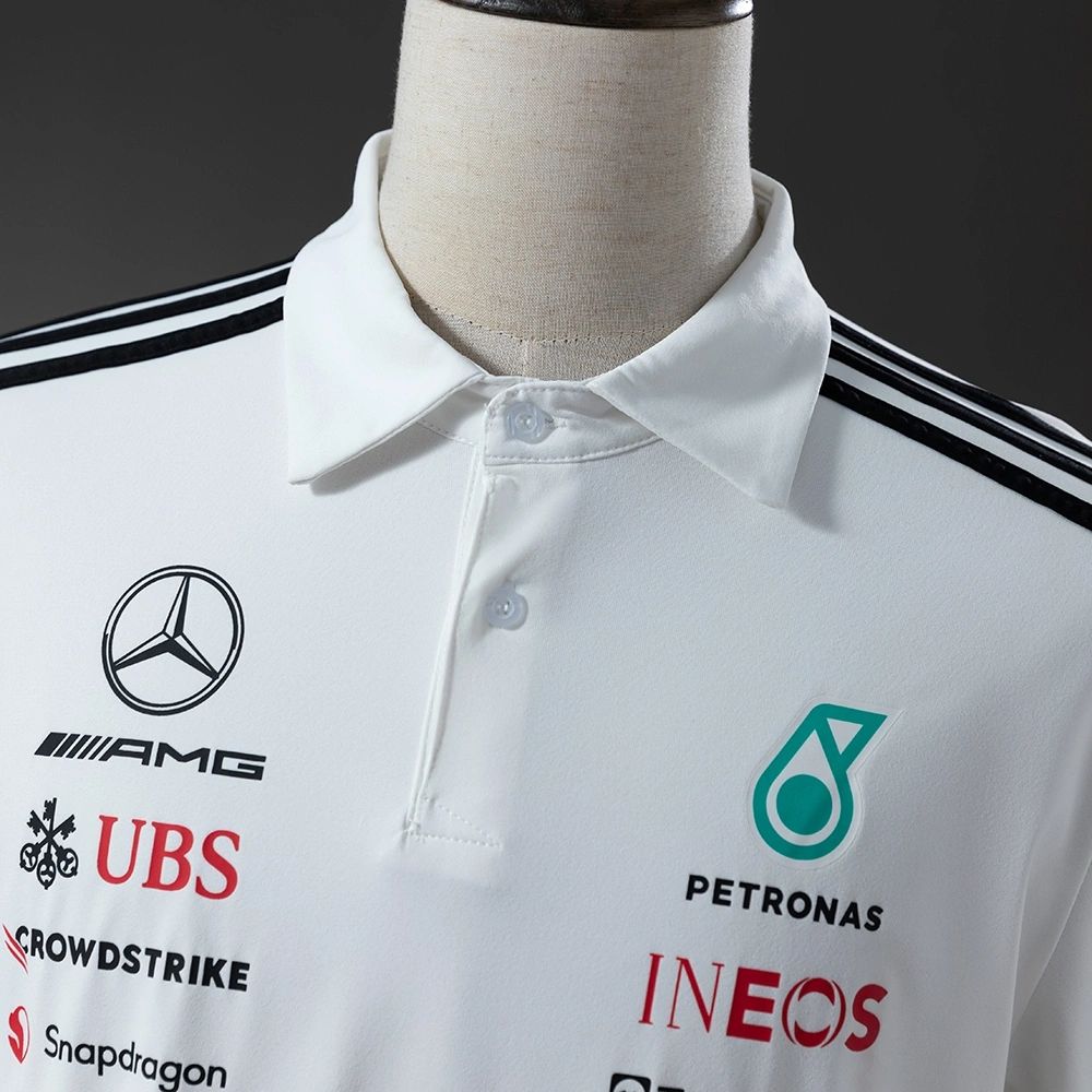F1 Racing Mercedes-AMG 2025 White Shirt