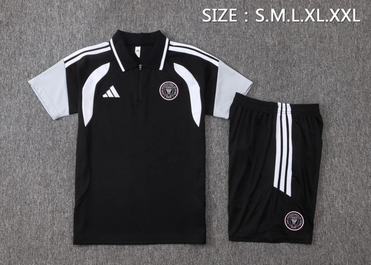 2026 Miami Black Training Set Shirt and Shorts