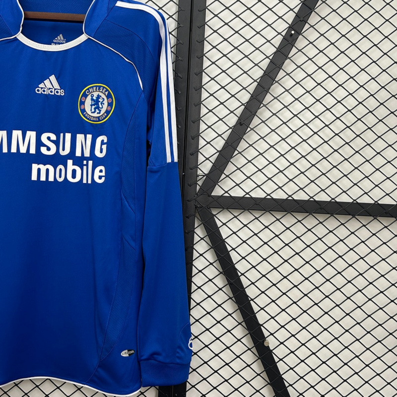 Retro Chelsea 06/07 Home jersey Long sleeve jersey Fan Version
