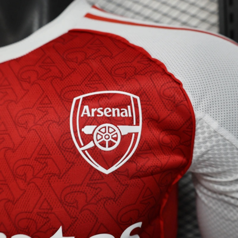 2025/26 Arsenal Home Long Sleeve Jersey Player Version