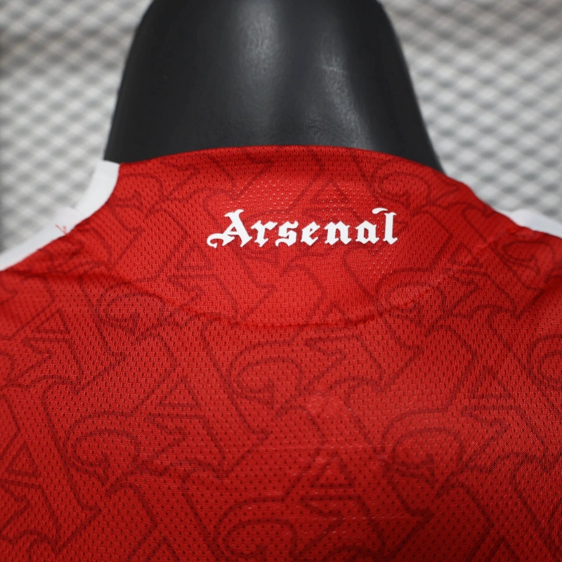 2025/26 Arsenal Home Long Sleeve Jersey Player Version