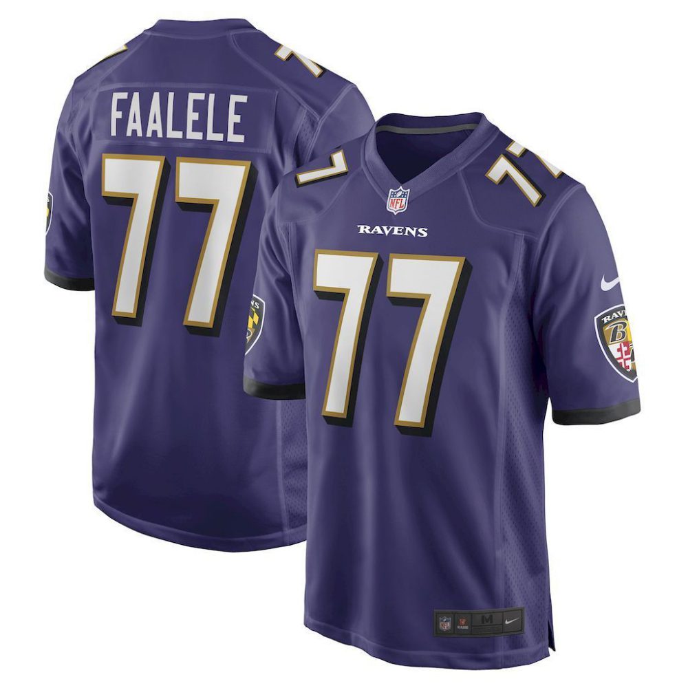 NFL Baltimore Ravens Jeysey FAALELE #77