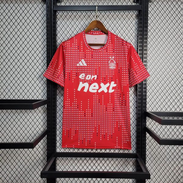 2025/26 Nottingham Forest Training Red Jersey Fan Version