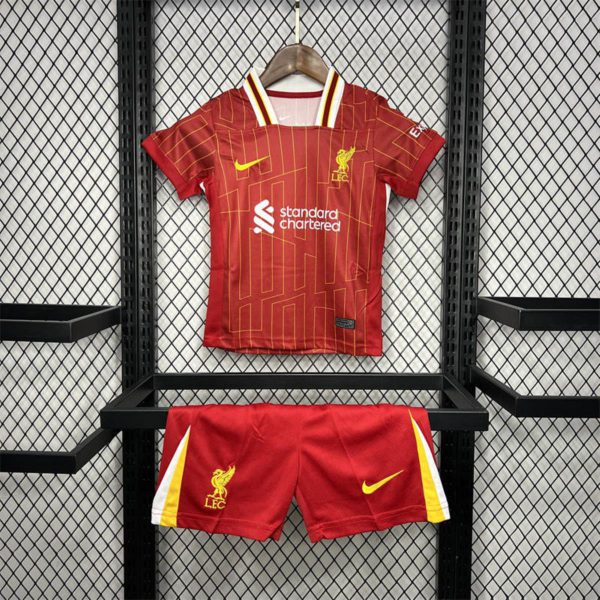 2024/25 Liverpool Home jersey Kid Kits Size 16-28