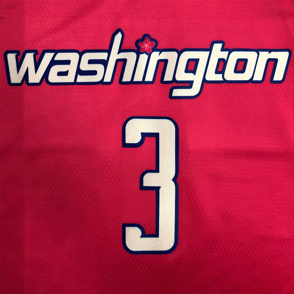 NBA Washington Wizards V-Neck Pink Jersey BEAL#3 S-XXL
